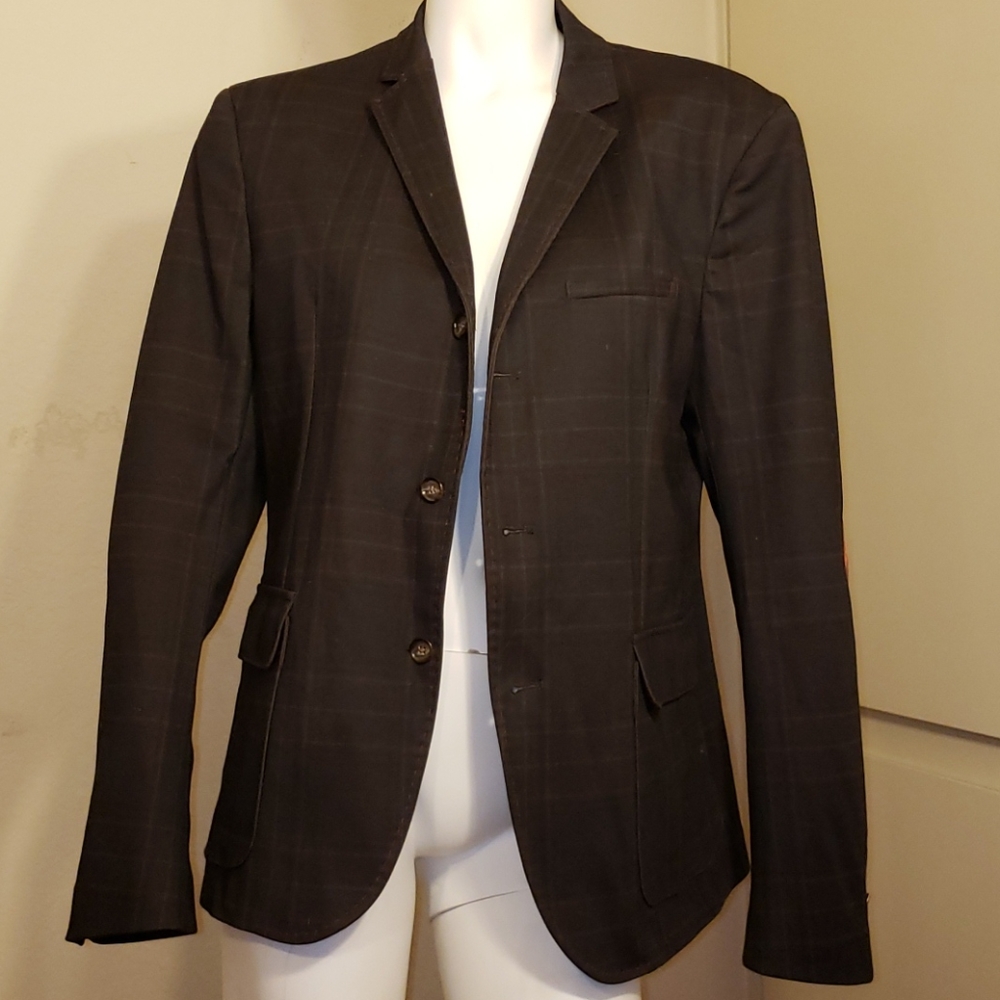 Brown plaid Blazer